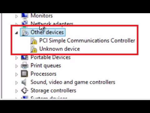 pci device driver windows 7